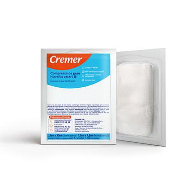 Compressa Gaze Cremer Esterilizada 11 Fios 5 Unidades